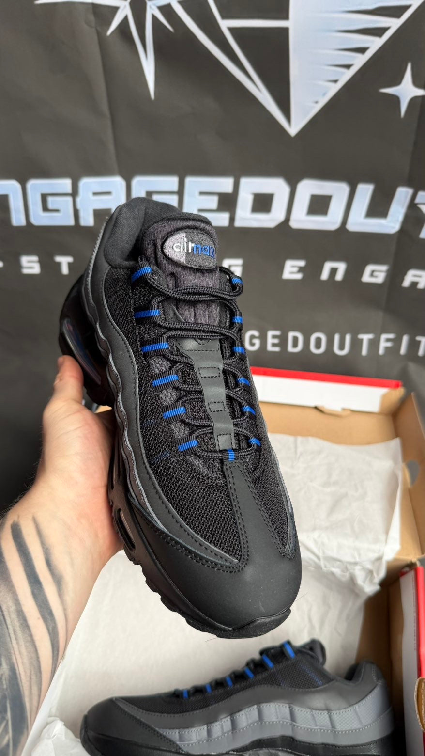 Nike air max 95’s royal blue
