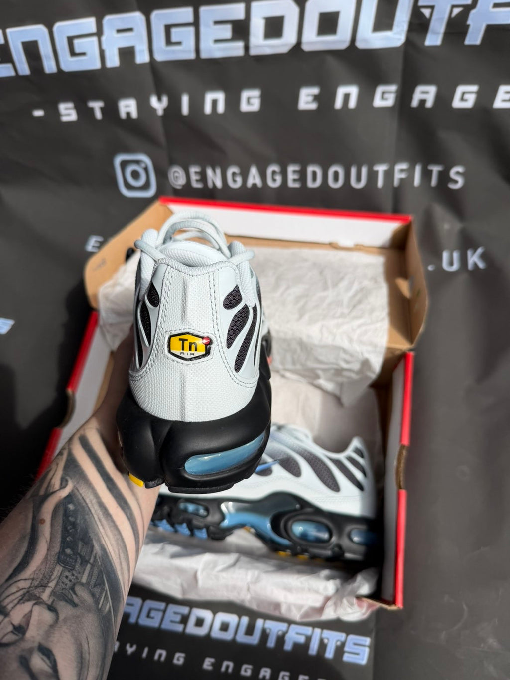 Nike Air Max Plus TN Wolf Grey University Blue – UK 9