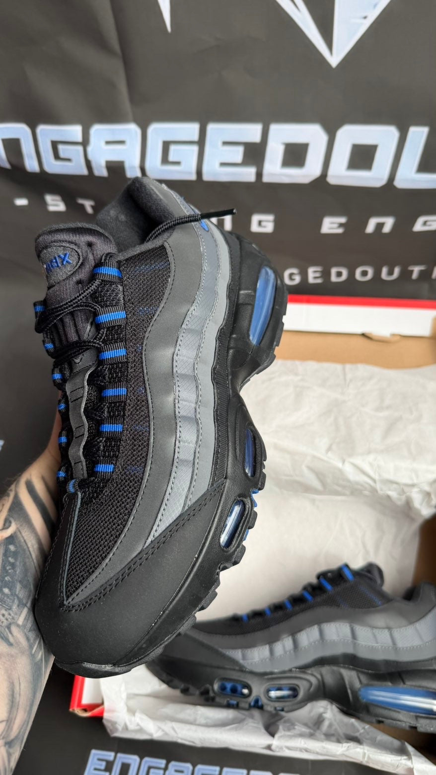 Nike air max 95’s royal blue