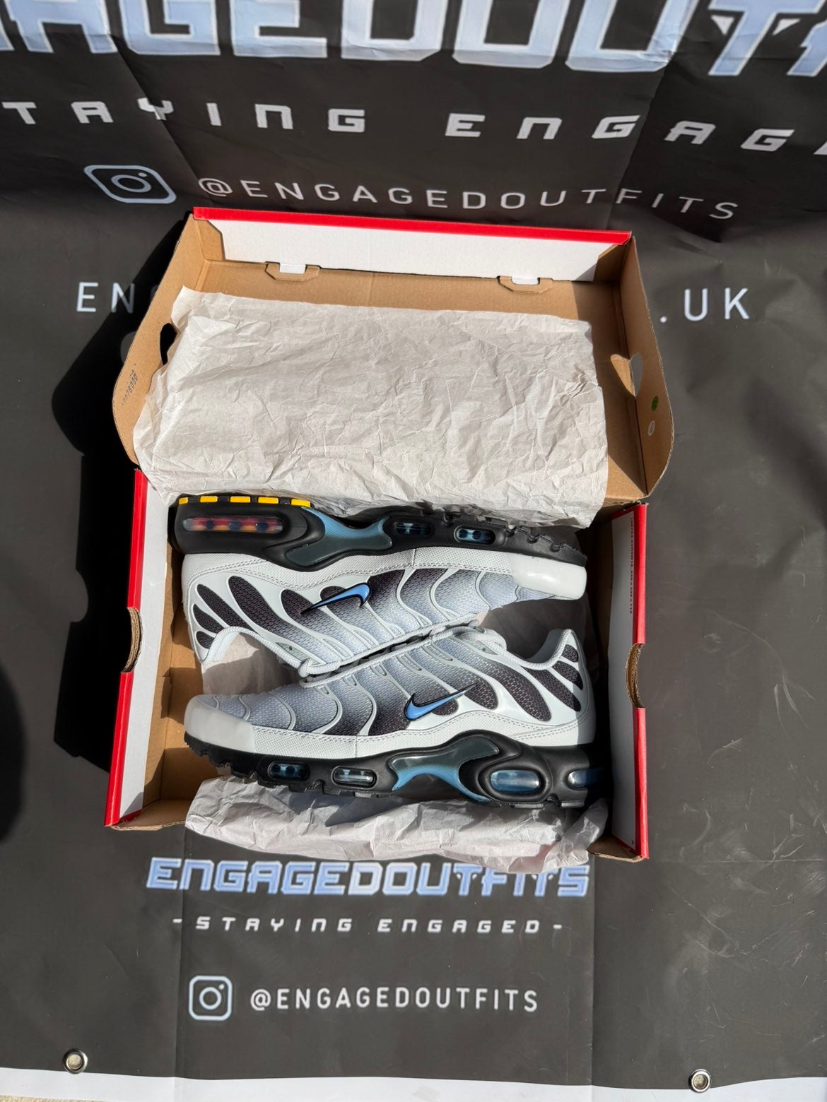 Nike Air Max Plus TN Wolf Grey University Blue – UK 9