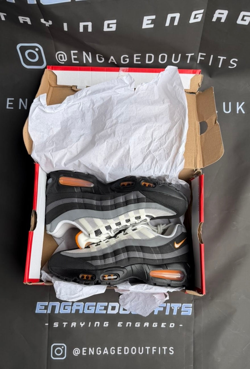 Nike Air Max 95 Black Orange UK 9