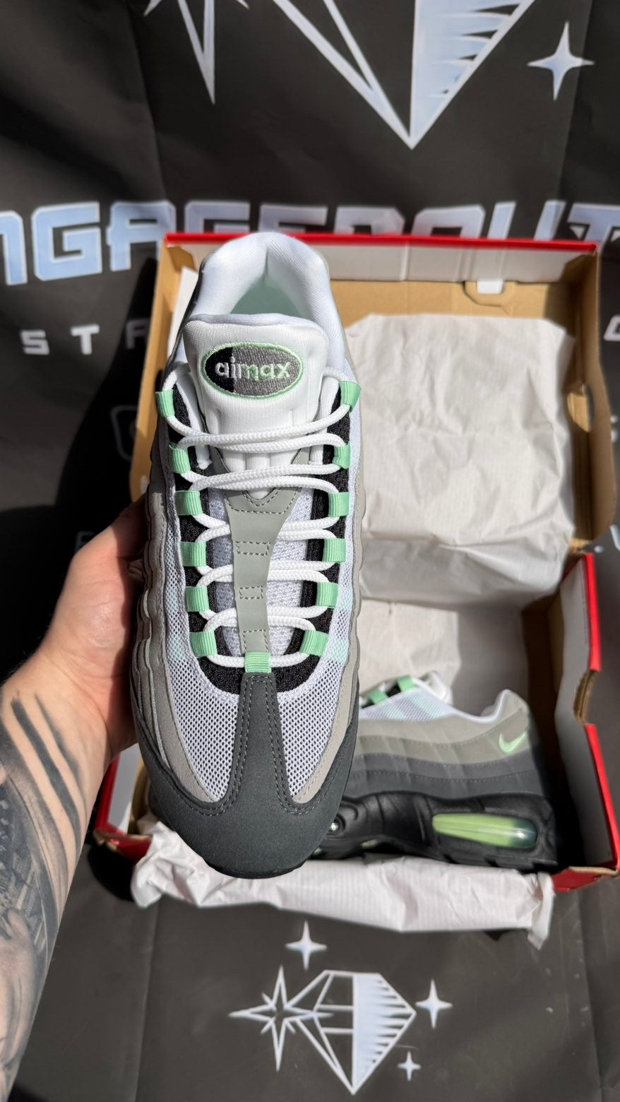 Nike Air Max 95 Fresh Mint UK 9