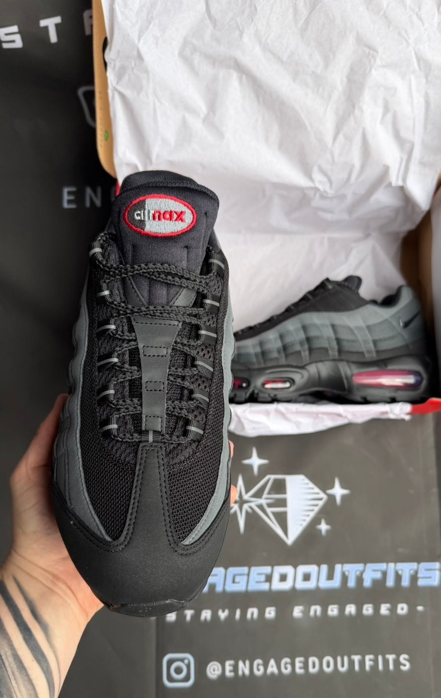 Nike Air Max 95 Black Red UK 9