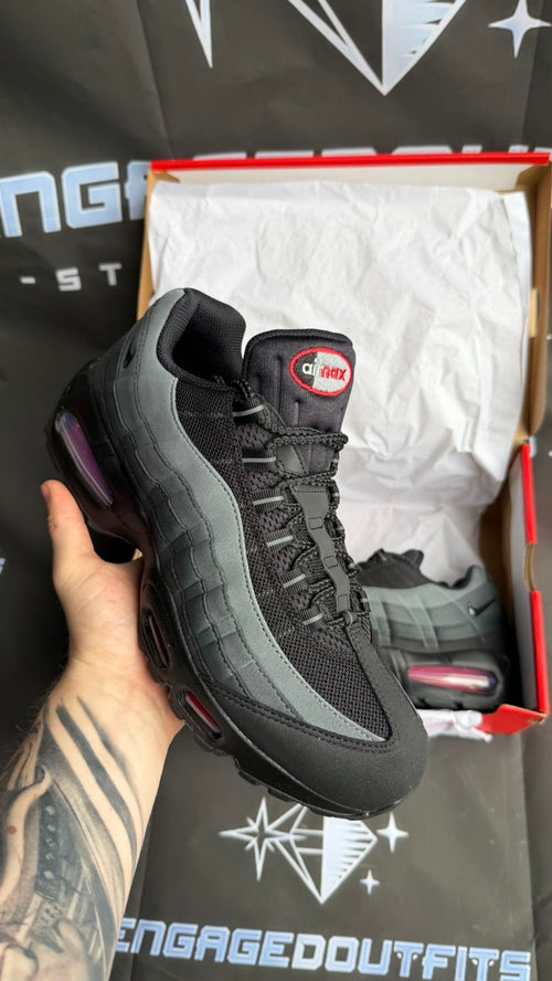 Nike Air Max 95 Black Red UK 9