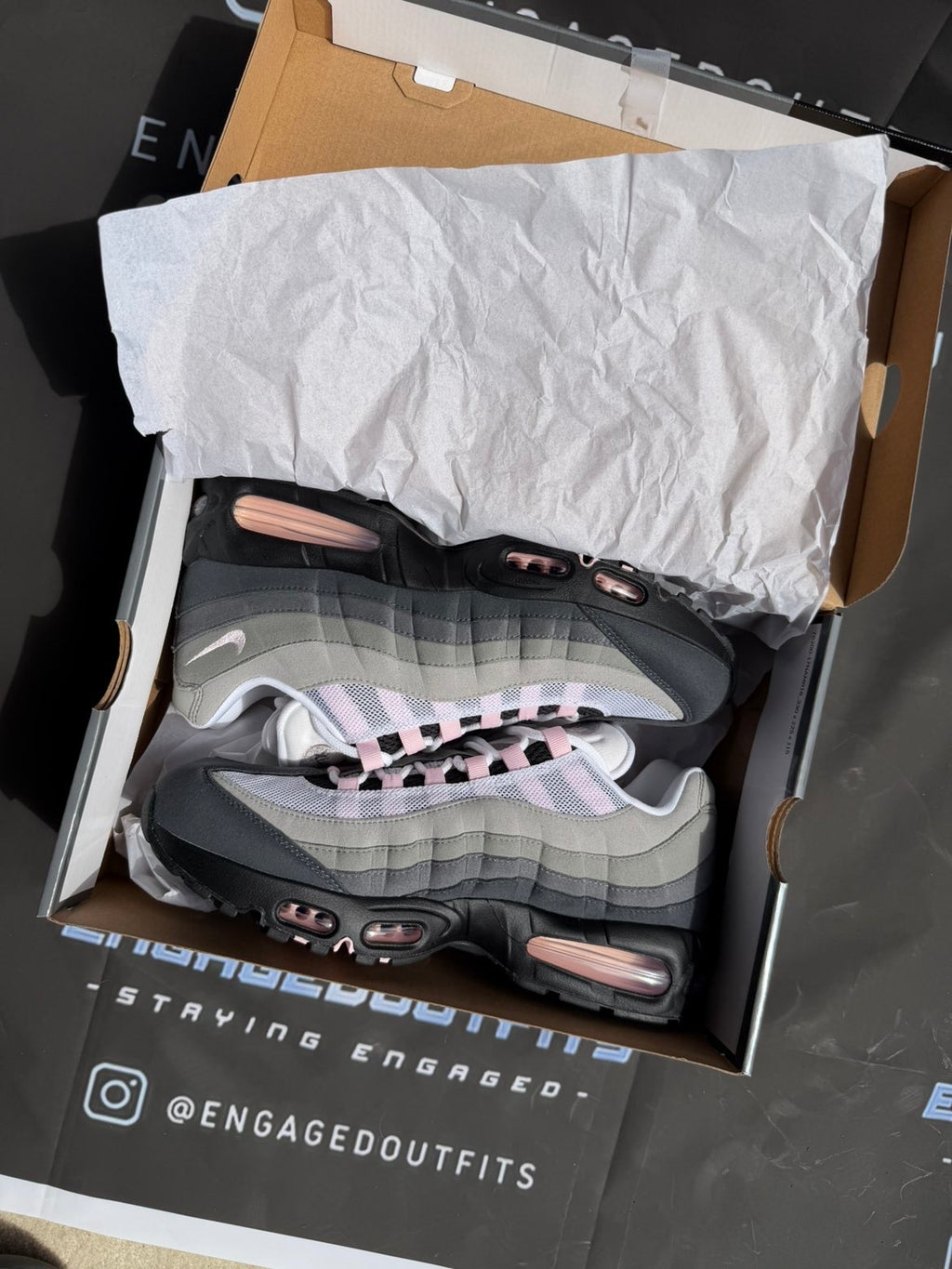 Nike Air Max 95 Pink Foam UK 9
