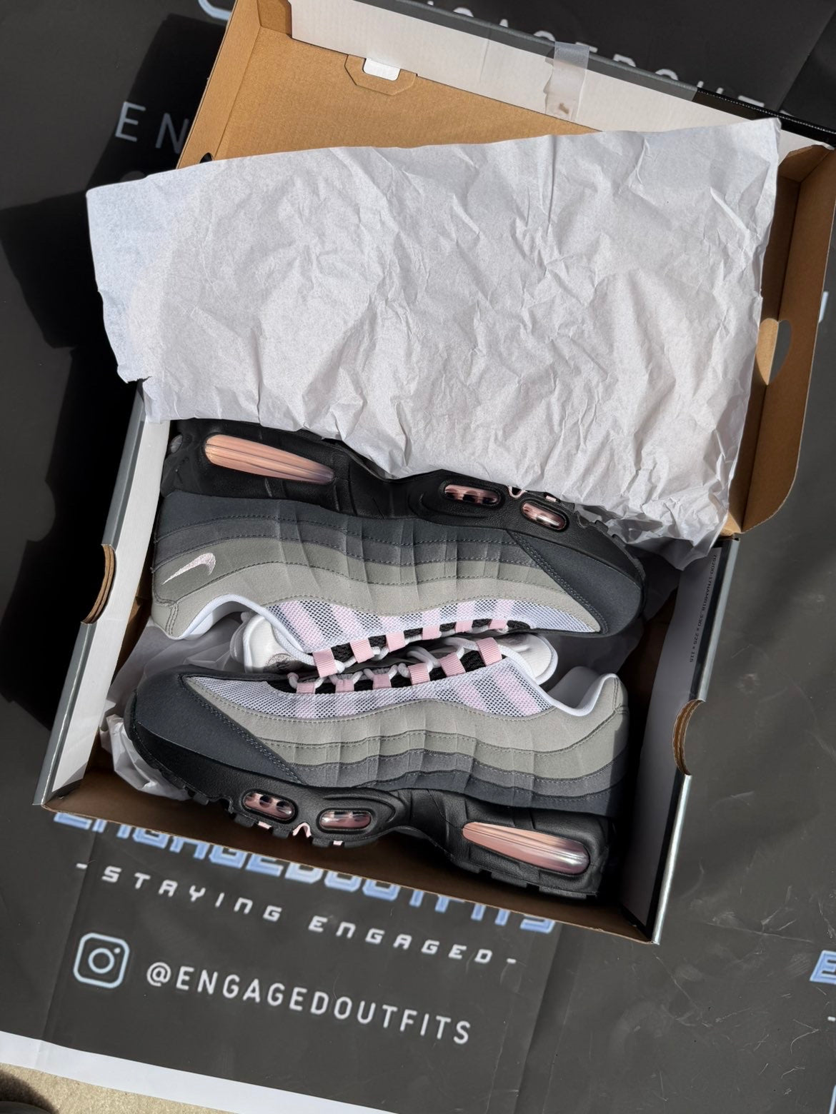 Nike Air Max 95 Pink Foam UK 9