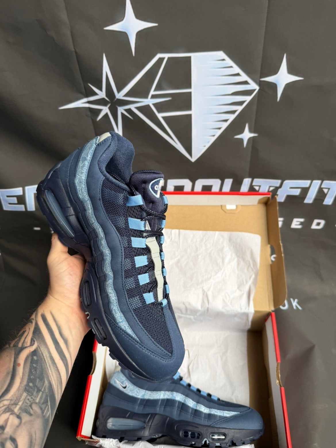 Nike Air Max 95 Premium “Paisley Pack” Obsidian Blue