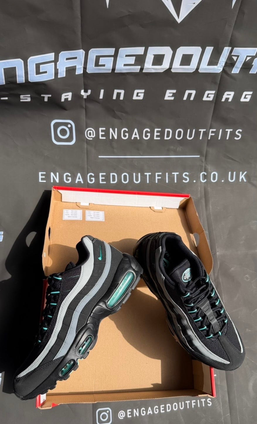 Nike Air Max 95 Blue jewels - UK 9.5 - Brand New