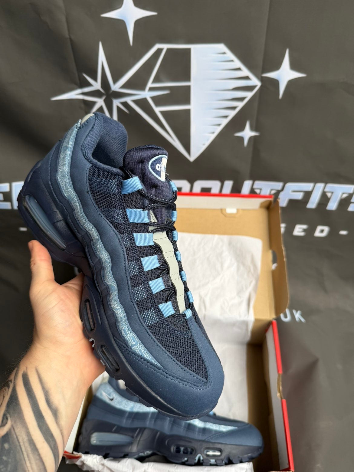 Nike Air Max 95 Premium “Paisley Pack” Obsidian Blue