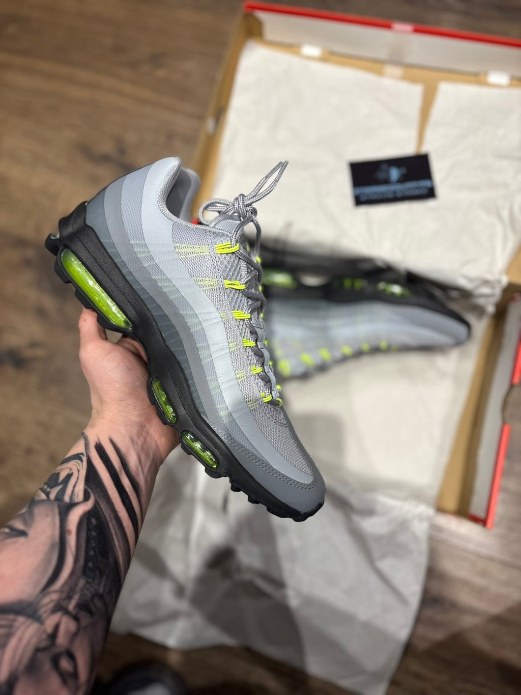 Nike Air Max 95 Grey Volt - UK 9 - Brand New
