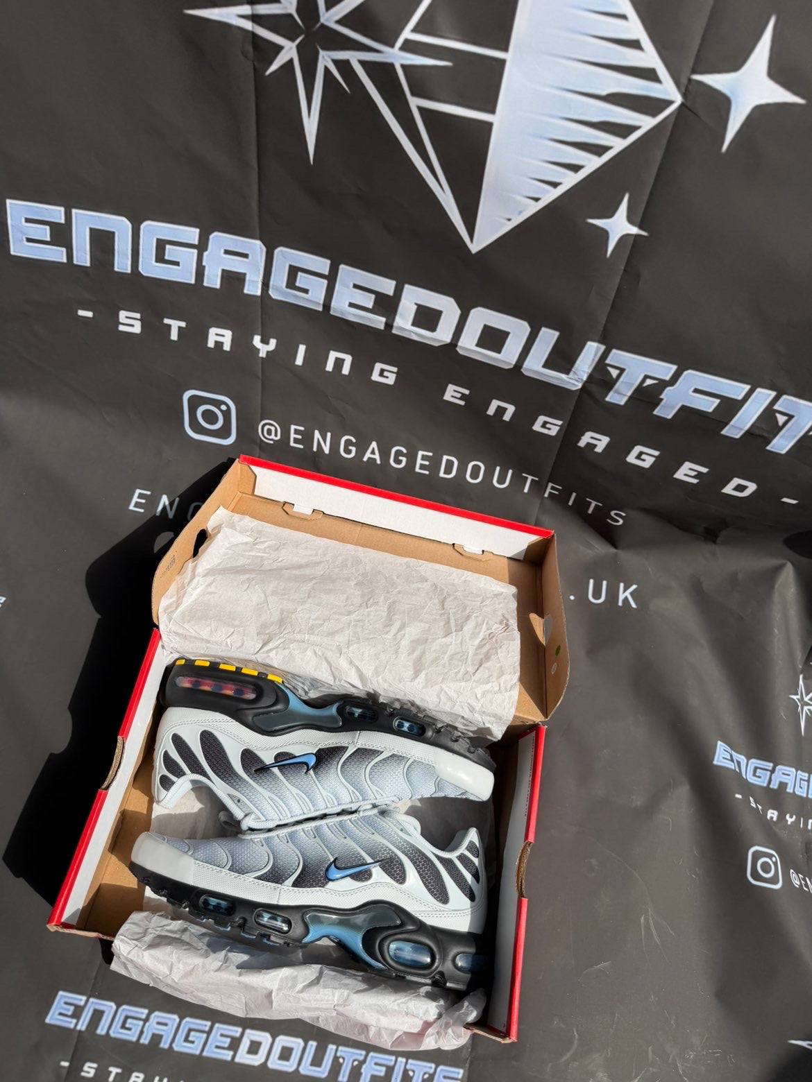 Nike Air Max Plus TN Wolf Grey University Blue – UK 9