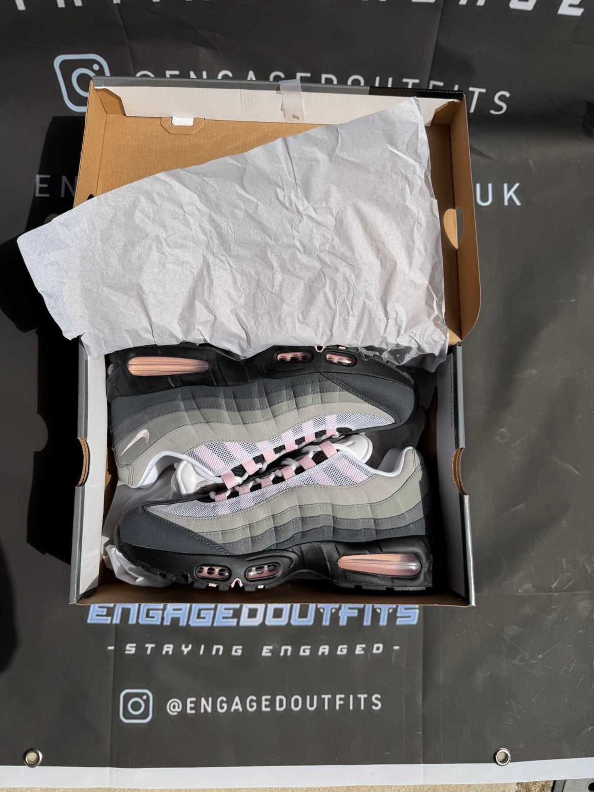 Nike Air Max 95 Pink Foam UK 9