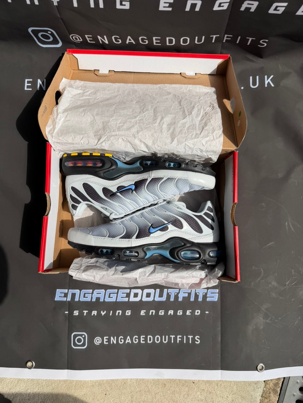 Nike Air Max Plus TN Wolf Grey University Blue – UK 9