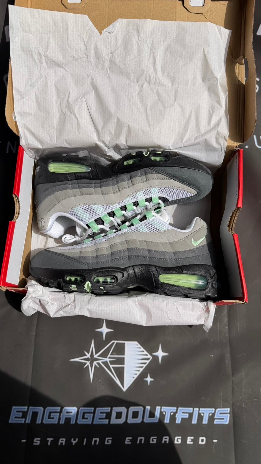 Nike Air Max 95 Fresh Mint UK 9