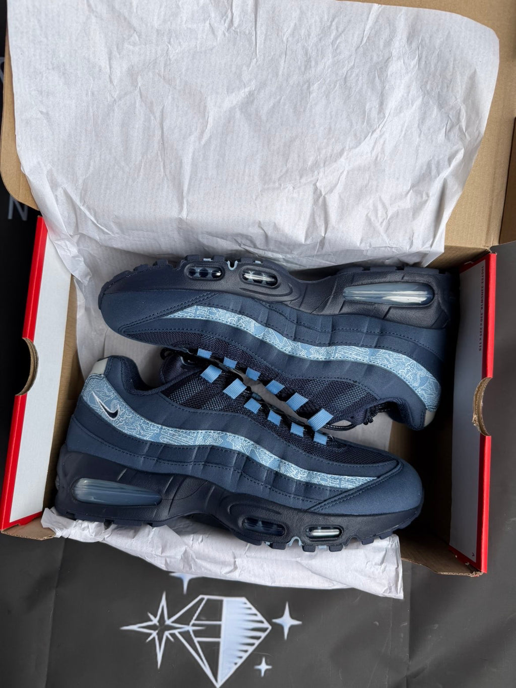 Nike Air Max 95 Premium “Paisley Pack” Obsidian Blue