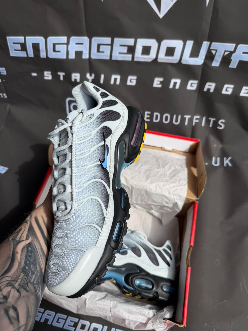 Nike Air Max Plus TN Wolf Grey University Blue – UK 9