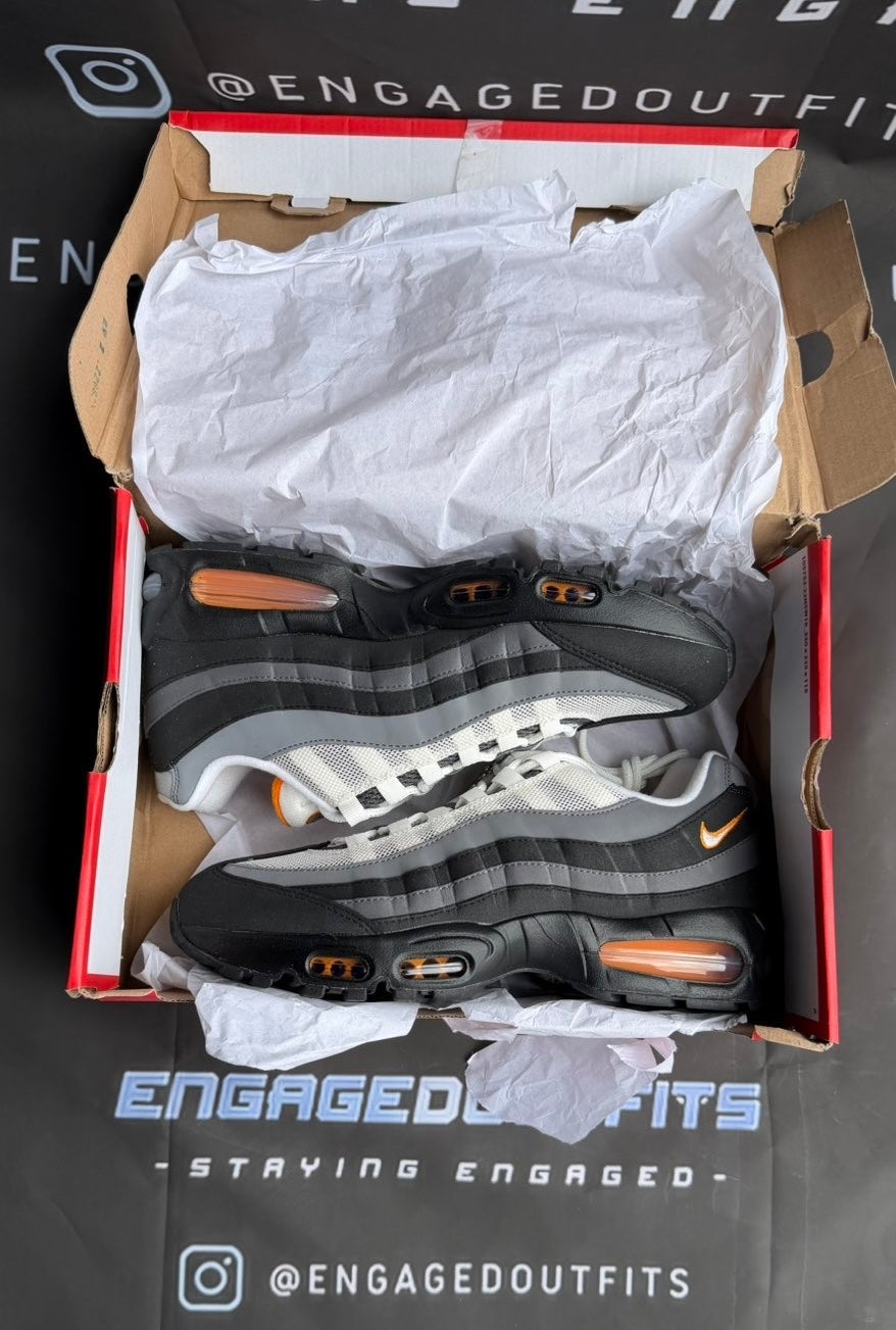 Nike Air Max 95 Black Orange UK 9