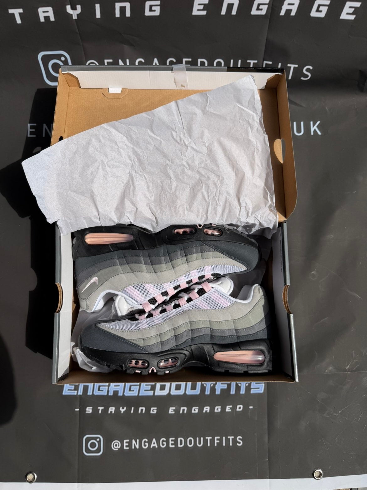 Nike Air Max 95 Pink Foam UK 9