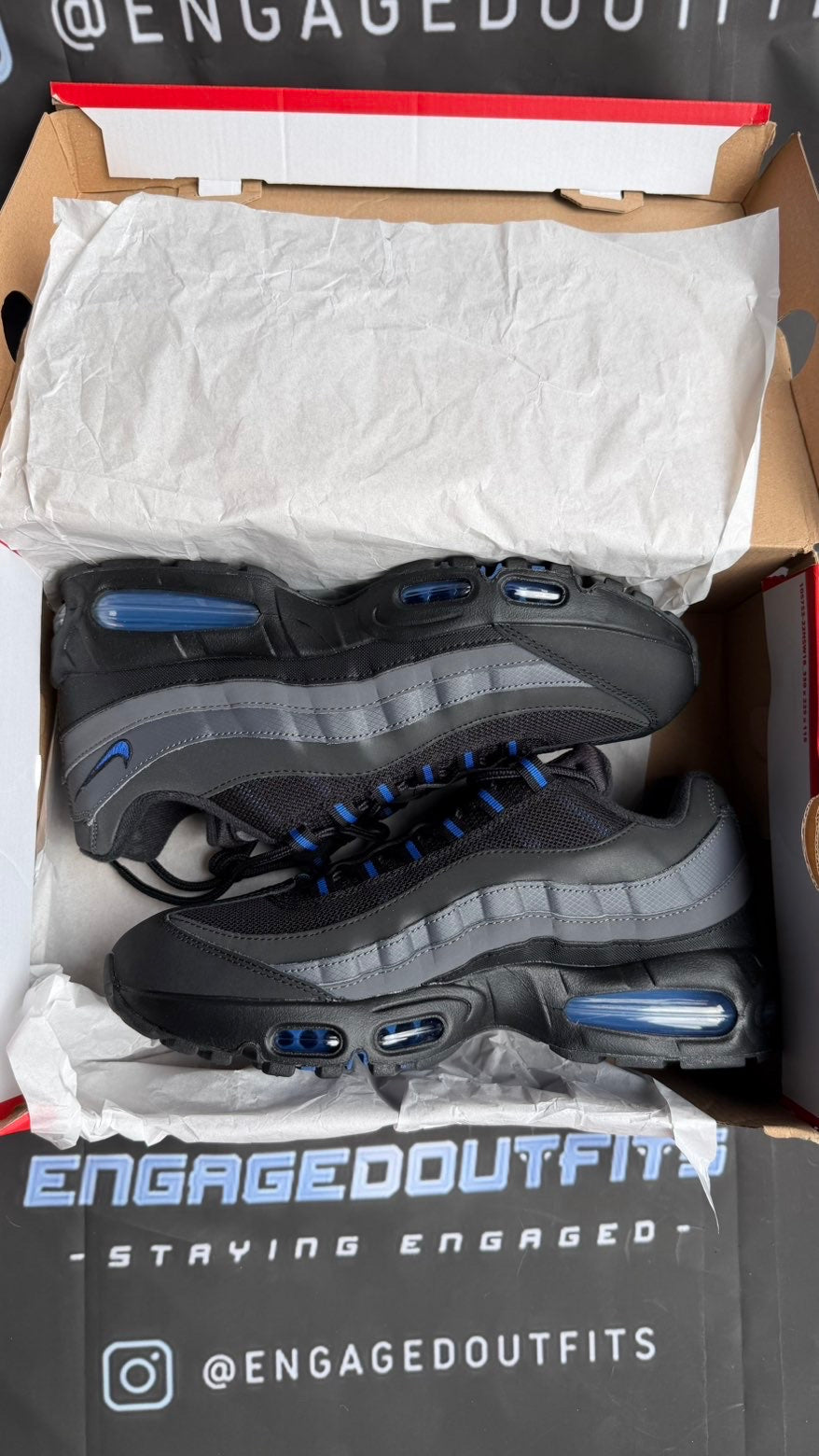 Nike air max 95’s royal blue