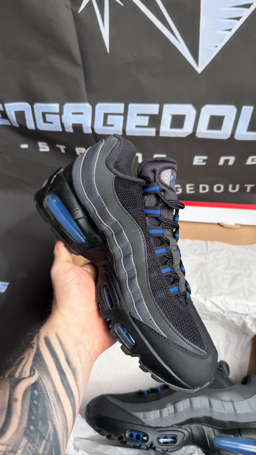 Nike air max 95’s royal blue