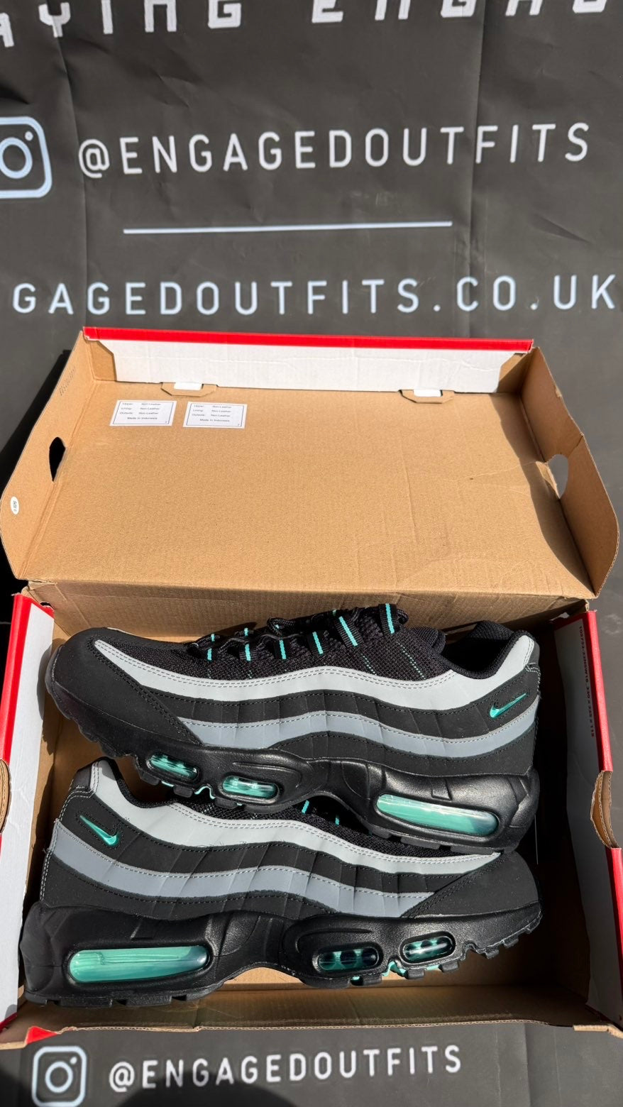 Nike Air Max 95 Blue jewels - UK 9.5 - Brand New
