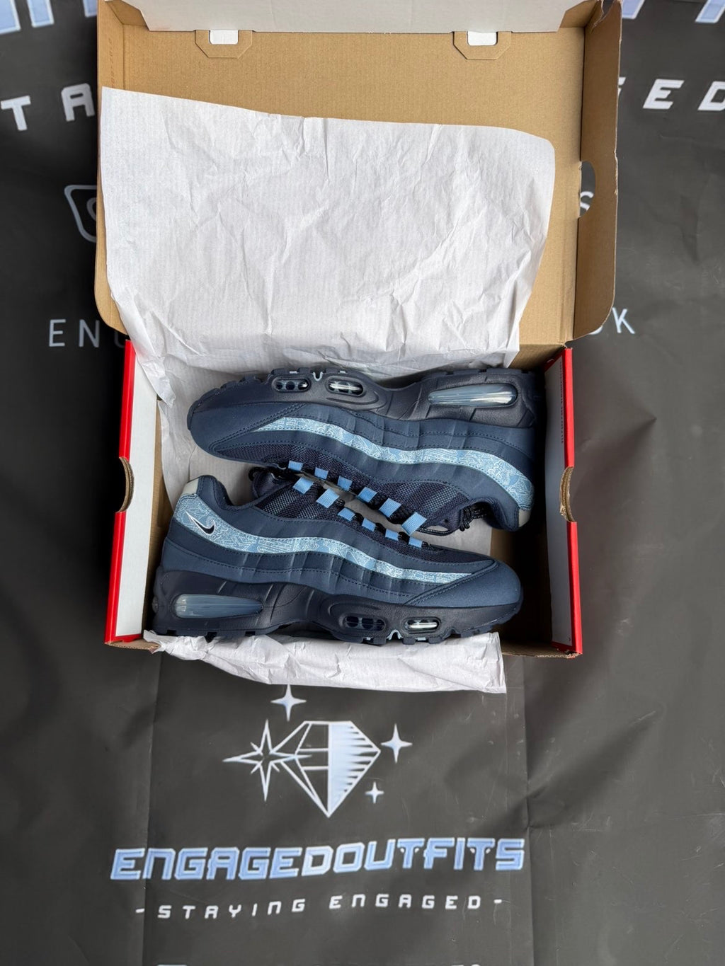 Nike Air Max 95 Premium “Paisley Pack” Obsidian Blue