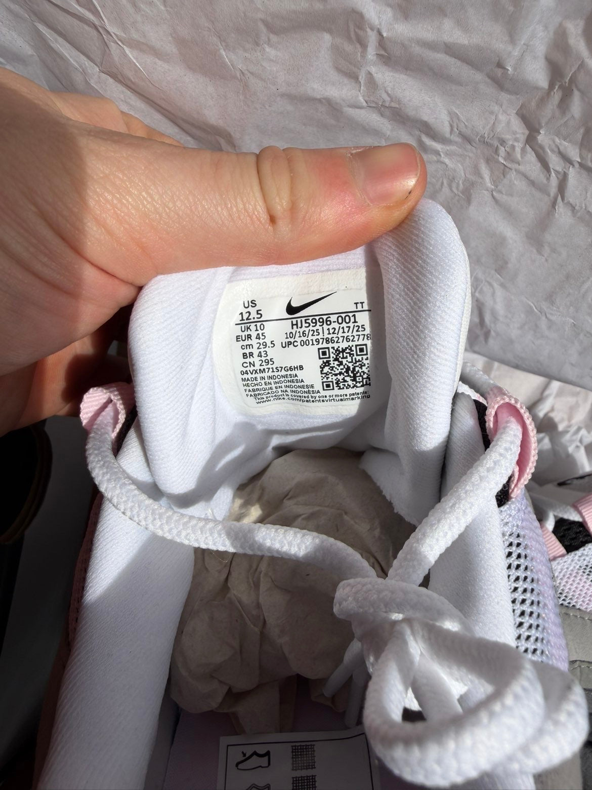 Nike Air Max 95 Pink Foam UK 9