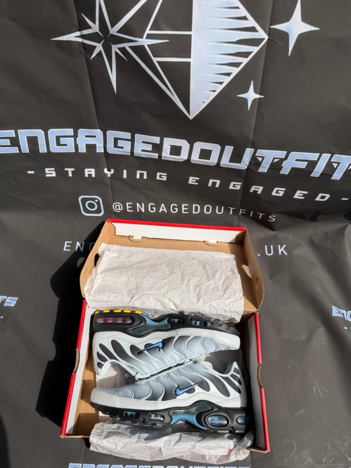 Nike Air Max Plus TN Wolf Grey University Blue – UK 9