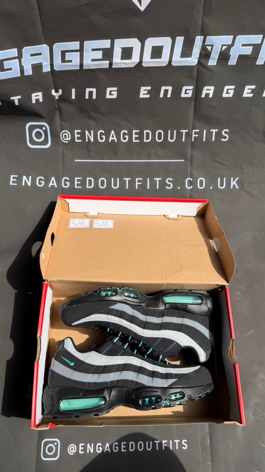 Nike Air Max 95 Blue jewels - UK 9.5 - Brand New