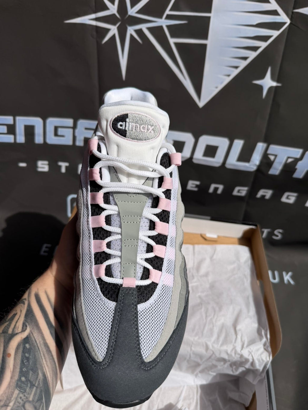 Nike Air Max 95 Pink Foam UK 9