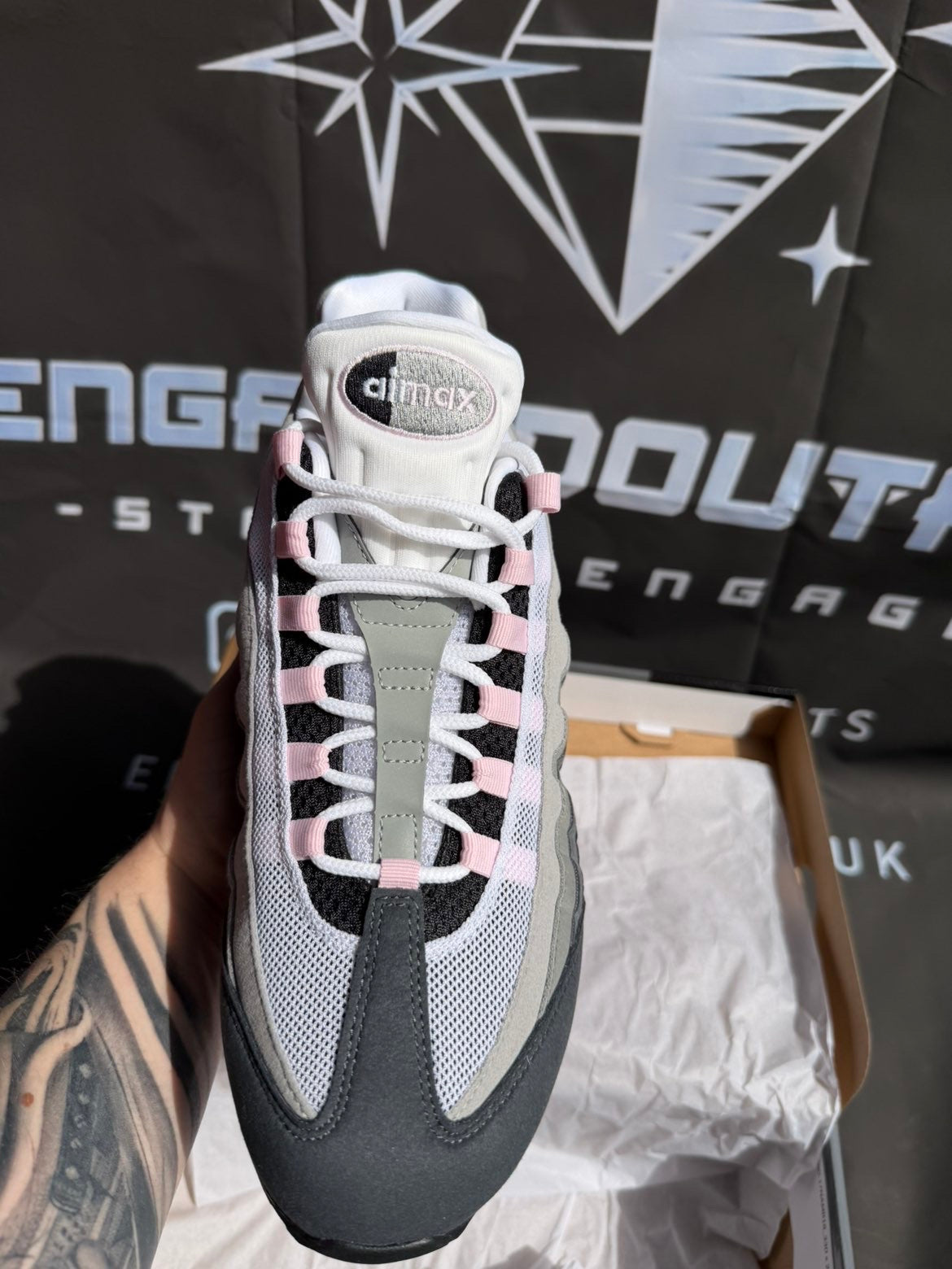Nike Air Max 95 Pink Foam UK 9