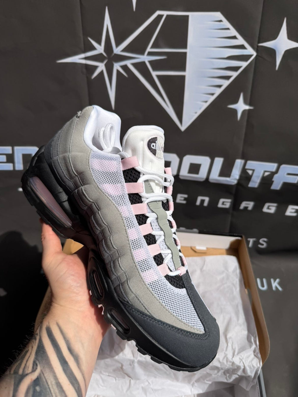 Nike Air Max 95 Pink Foam UK 9