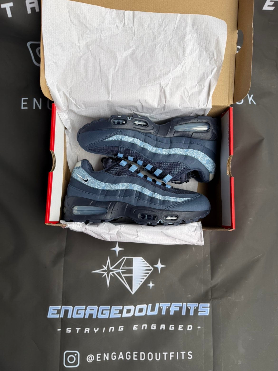 Nike Air Max 95 Premium “Paisley Pack” Obsidian Blue