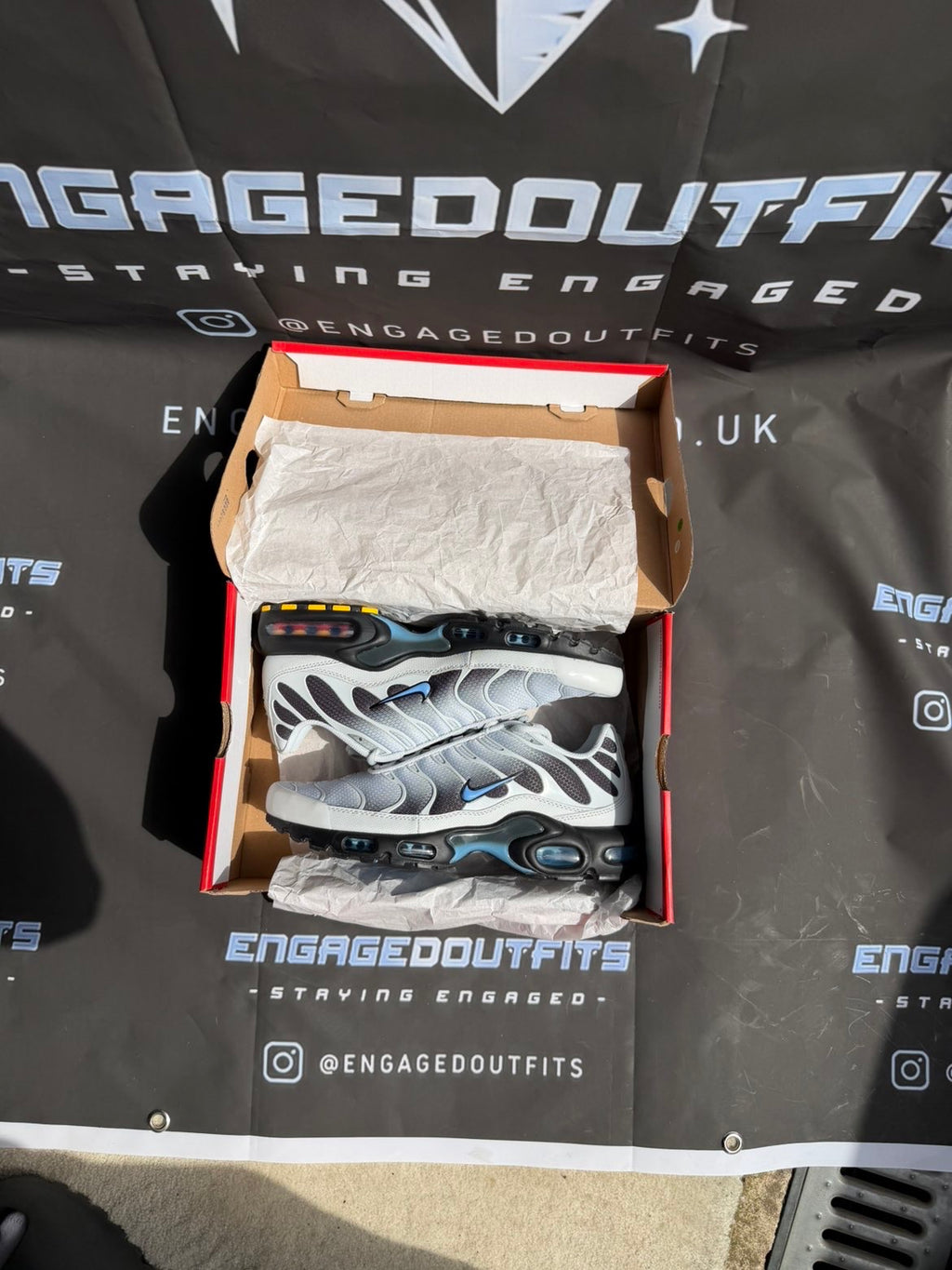 Nike Air Max Plus TN Wolf Grey University Blue – UK 9