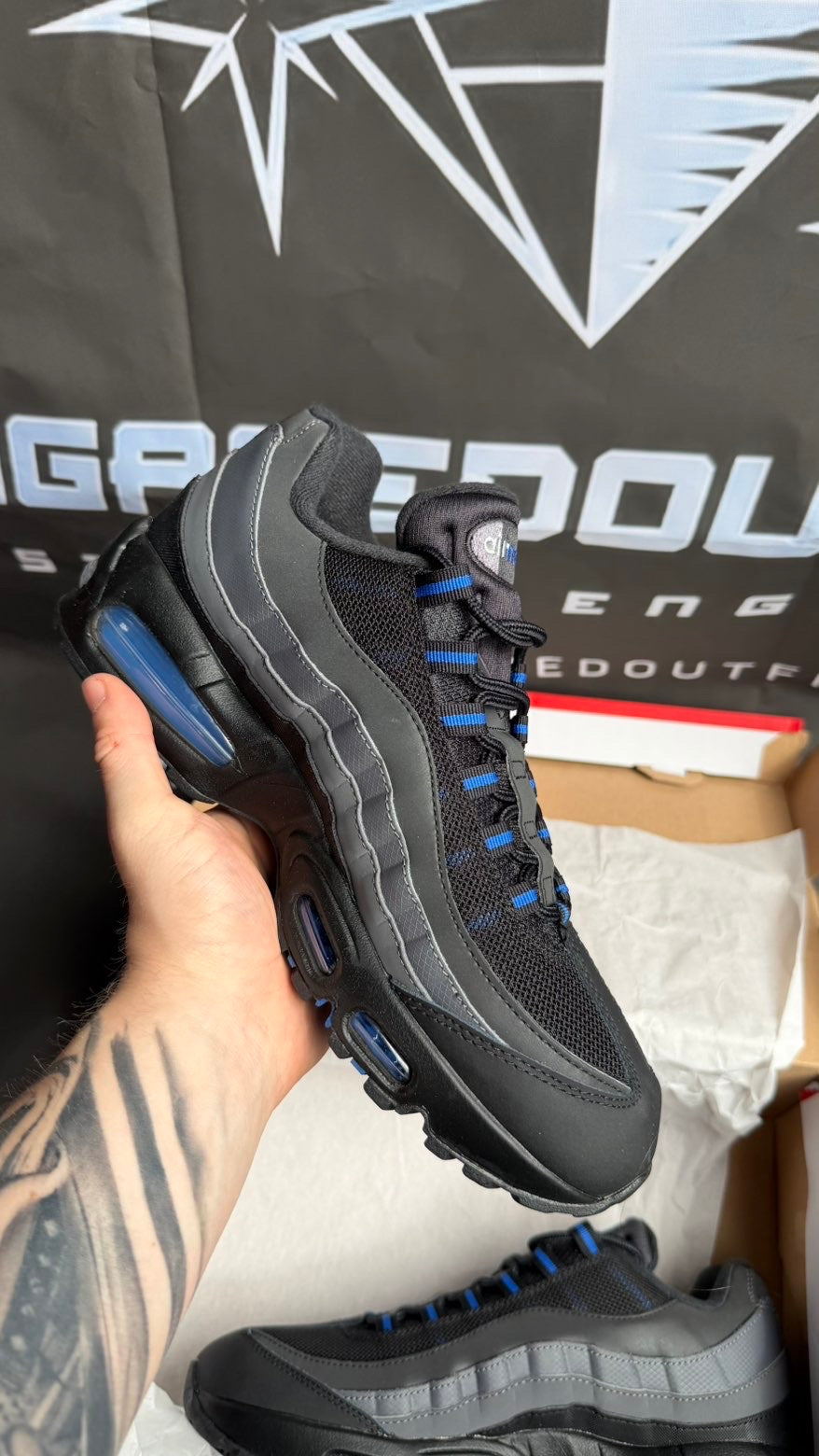 Nike air max 95’s royal blue
