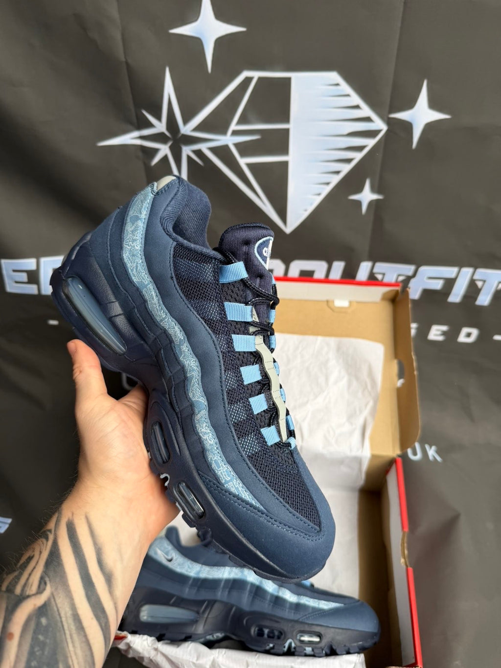 Nike Air Max 95 Premium “Paisley Pack” Obsidian Blue