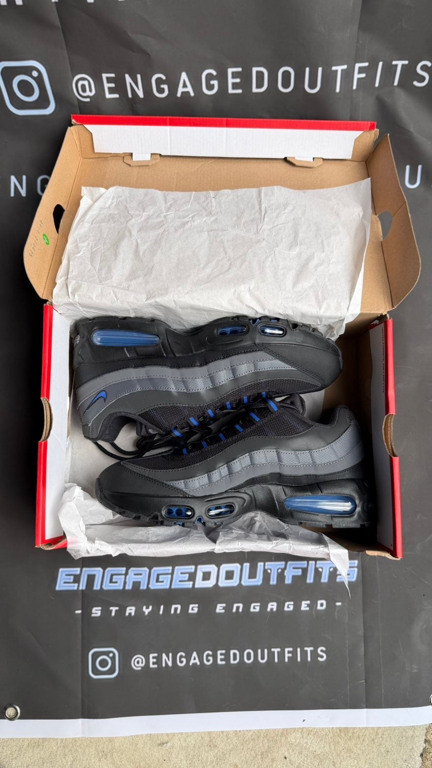 Nike air max 95’s royal blue