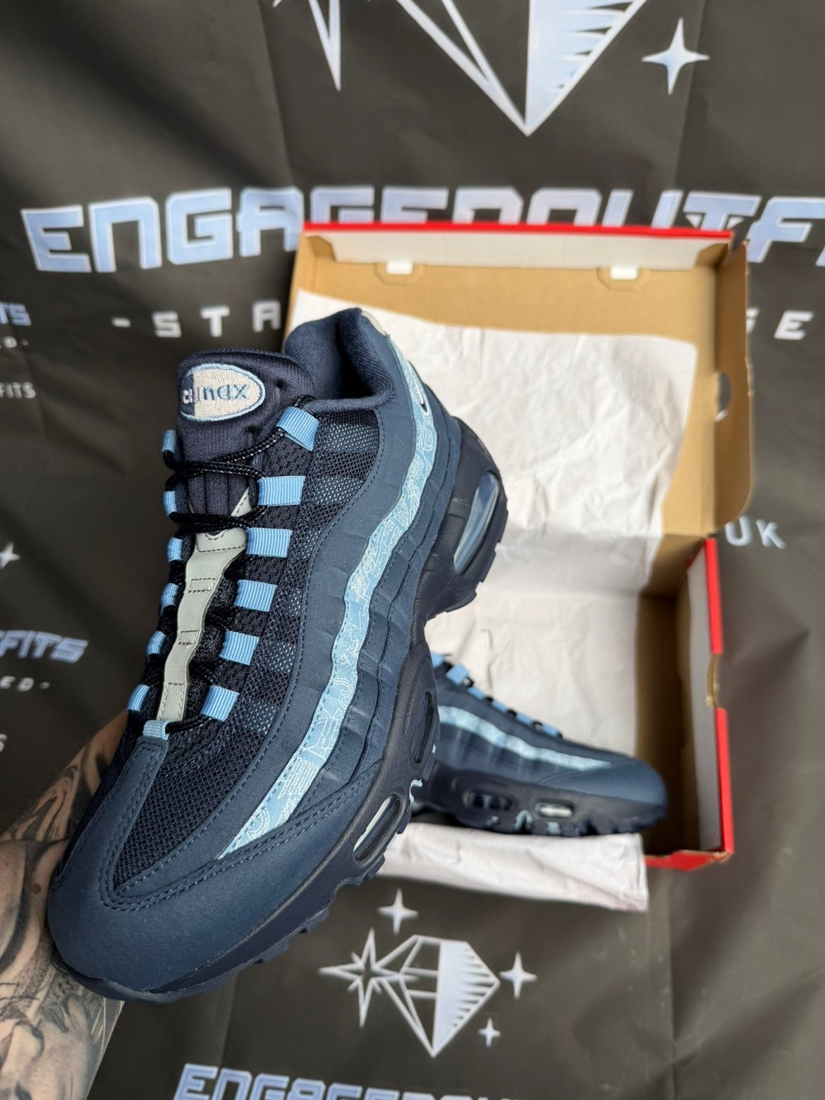 Nike Air Max 95 Premium “Paisley Pack” Obsidian Blue