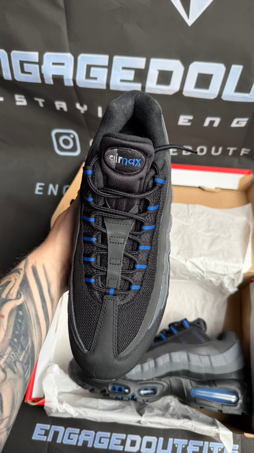 Nike air max 95’s royal blue