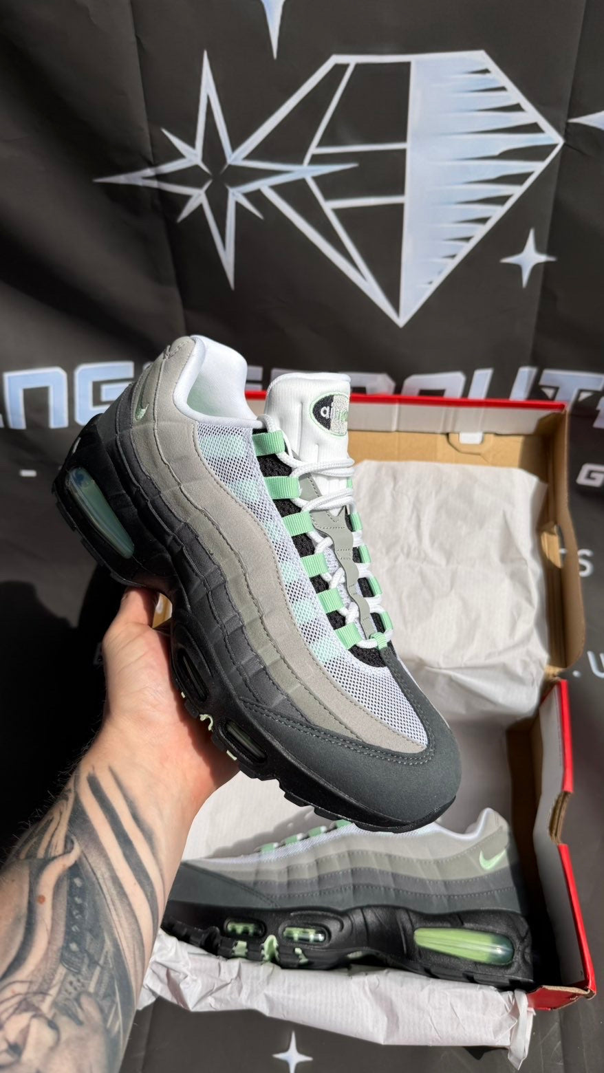 Nike Air Max 95 Fresh Mint UK 9