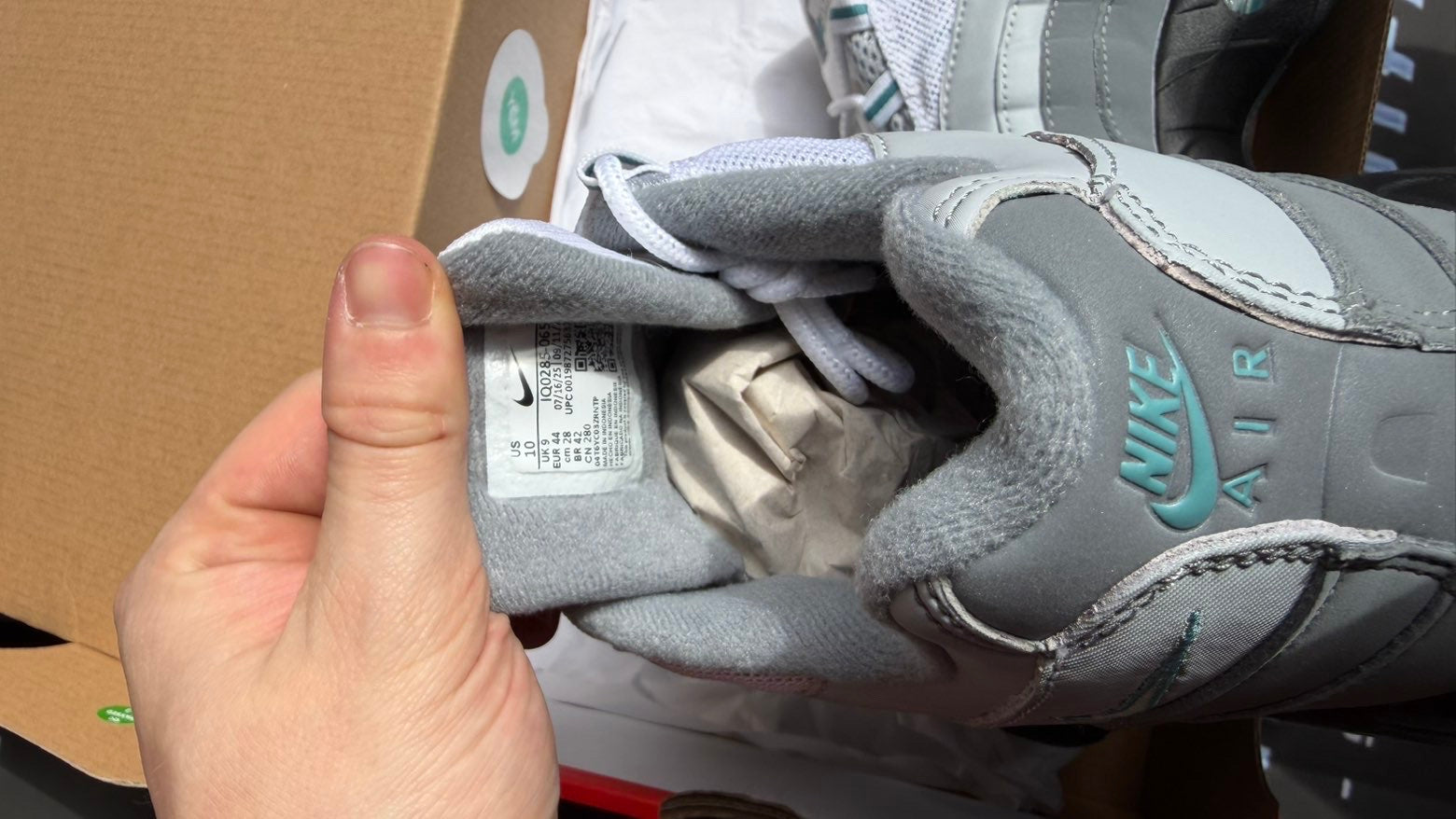 Nike Air Max 95 Grey Blue Tint UK 9